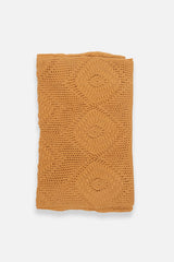Pointelle Cotton Knitted Scarf