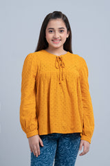 Junior Girls Western Fashion Top (10-14 Years)