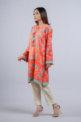 Relaxed Fit Mid-Length Printed Lawn Kurta