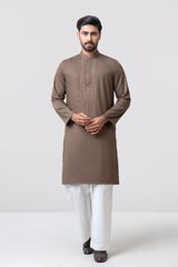 Regular Fit Embroidered Semi-Formal Panjabi