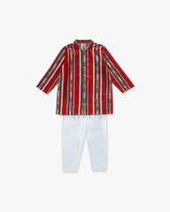 Newborn Boys' Panjabi Set (0-6 Months)