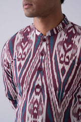 Regular Fit Printed Cotton Panjabi