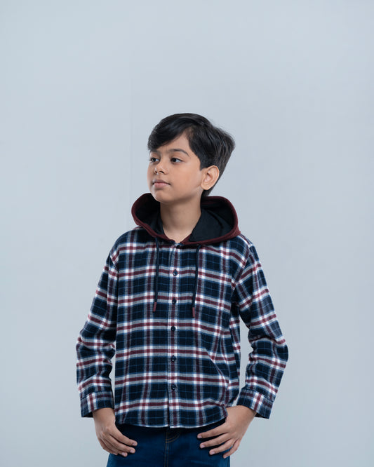 Prince Hooded Shacket (6-8 Years)