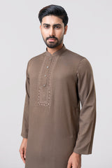 Regular Fit Embroidered Semi-Formal Panjabi