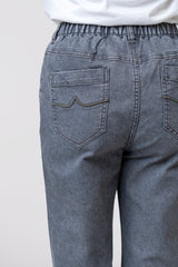 Mid -Waist Bell-Bottom Denim