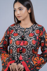 Relaxed Fit Mid-Length Printed Lawn Kurta