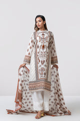 Relaxed Fit Printed Two-Piece Lawn