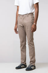 Slim Fit Solid Chinos
