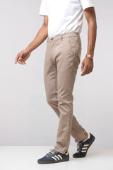 Slim Fit Solid Chinos