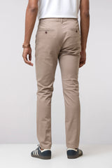 Slim Fit Solid Chinos