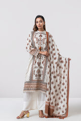 Relaxed Fit Printed Two-Piece Lawn