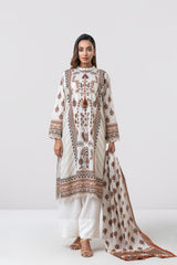 Relaxed Fit Printed Two-Piece Lawn