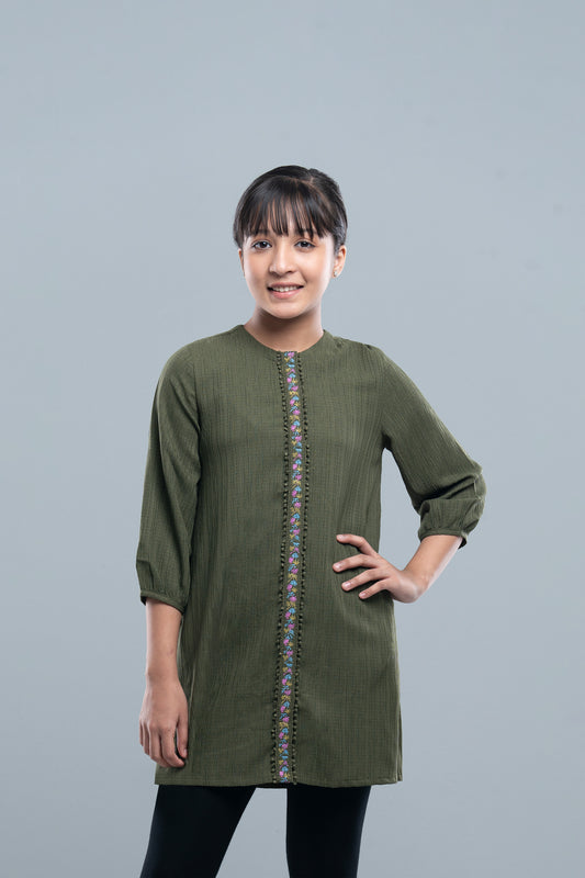 Junior Girls Ethnic Frock (10-14 Years)