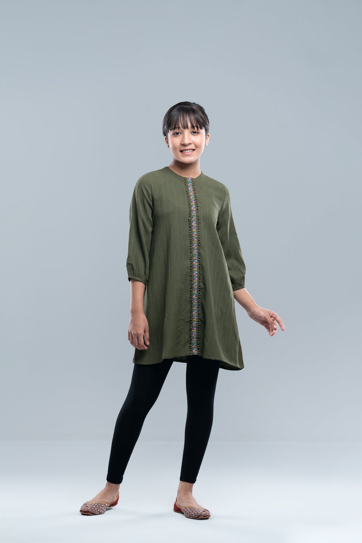 Junior Girls Ethnic Frock (10-14 Years)