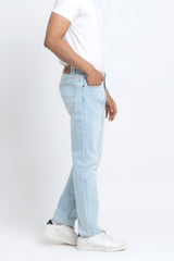 Straight Fit Sky Blue Jeans