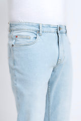 Straight Fit Sky Blue Jeans