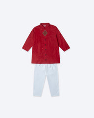 Newborn Boys' Panjabi Set (6-18 Months)