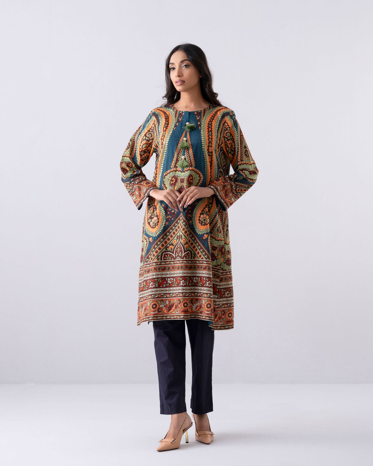 Smart Fit Printed One-Piece Lawn Kurti