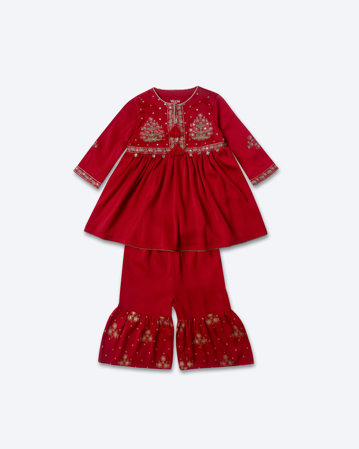 Newborn Girls' Ethnic Partywear Set (6-18 Months)