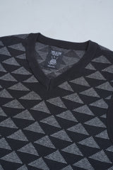 Regular Fit Single Jersey Knit Sweater Vest