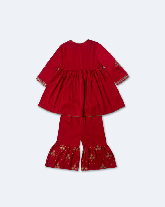 Newborn Girls' Ethnic Partywear Set (6-18 Months)