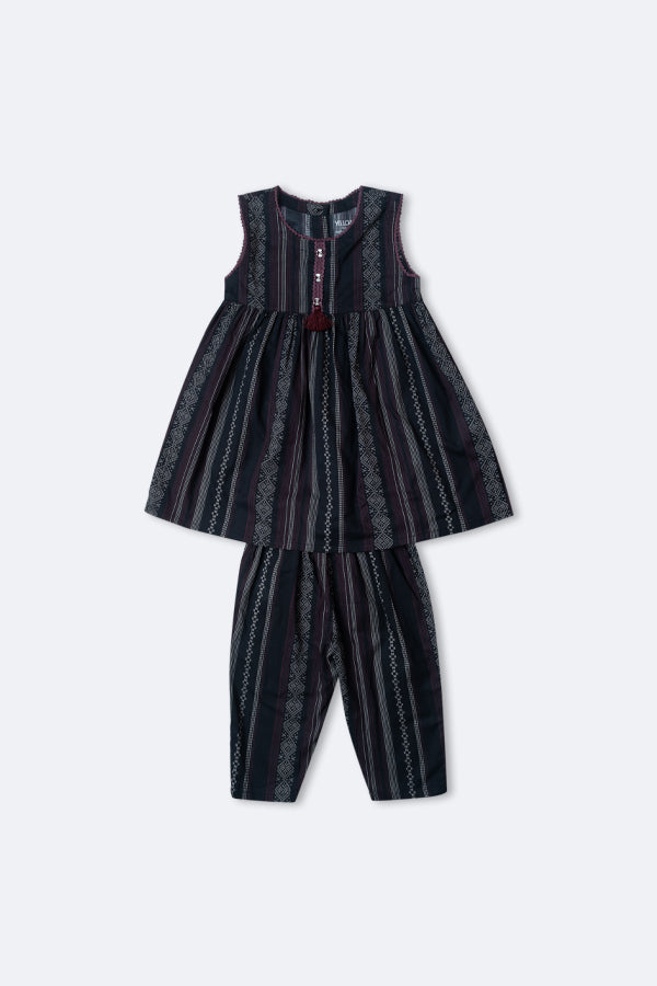 Newborn Girls' Ethnic Set (6-18 Months)
