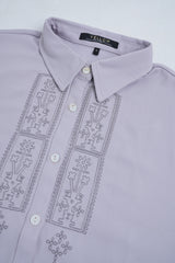 Relaxed Fit Embroidered Casual Shirt