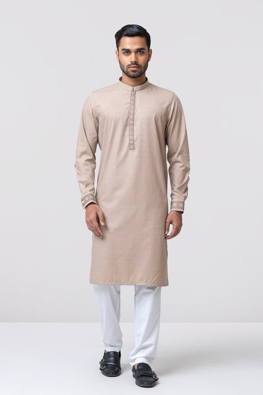 Regular Fit Embroidered Formal Panjabi