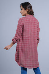 Short-Length Embroidered Ethnic Kurti