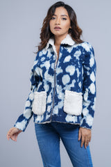 Denim Fur-Lined Jacket