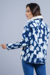 Denim Fur-Lined Jacket