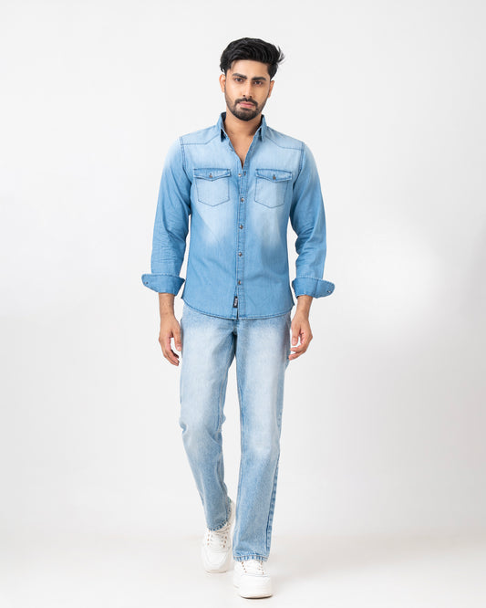 Regular Fit Solid Casual Shirt