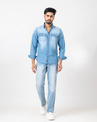 Regular Fit Solid Casual Shirt