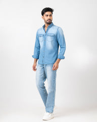 Regular Fit Solid Casual Shirt