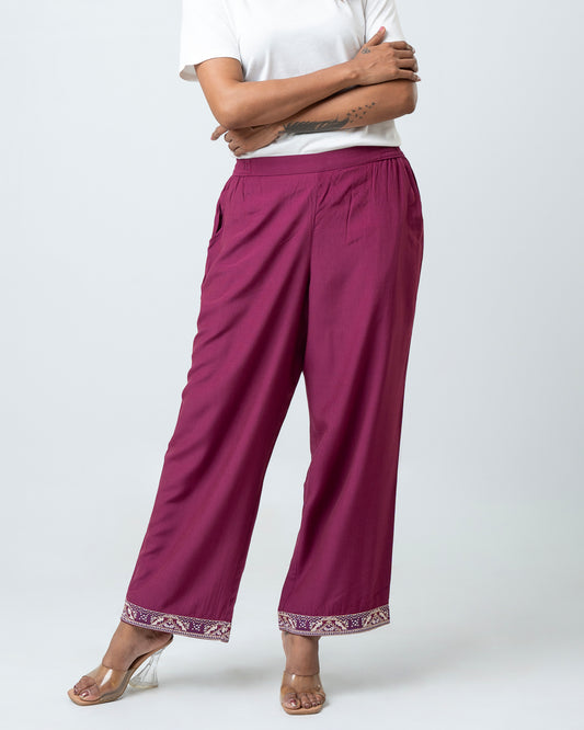 Relaxed Fit Ethnic Pants