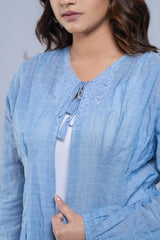 Short-Length Embroidered Bolero Top
