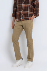 Regular Fit Solid Chinos