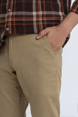 Regular Fit Solid Chinos