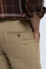 Regular Fit Solid Chinos