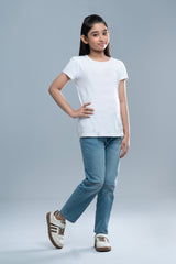 Girls' Denim Bottom (2-4 Years)