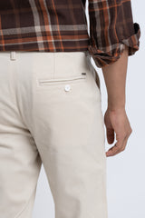 Regular Fit Solid Chinos