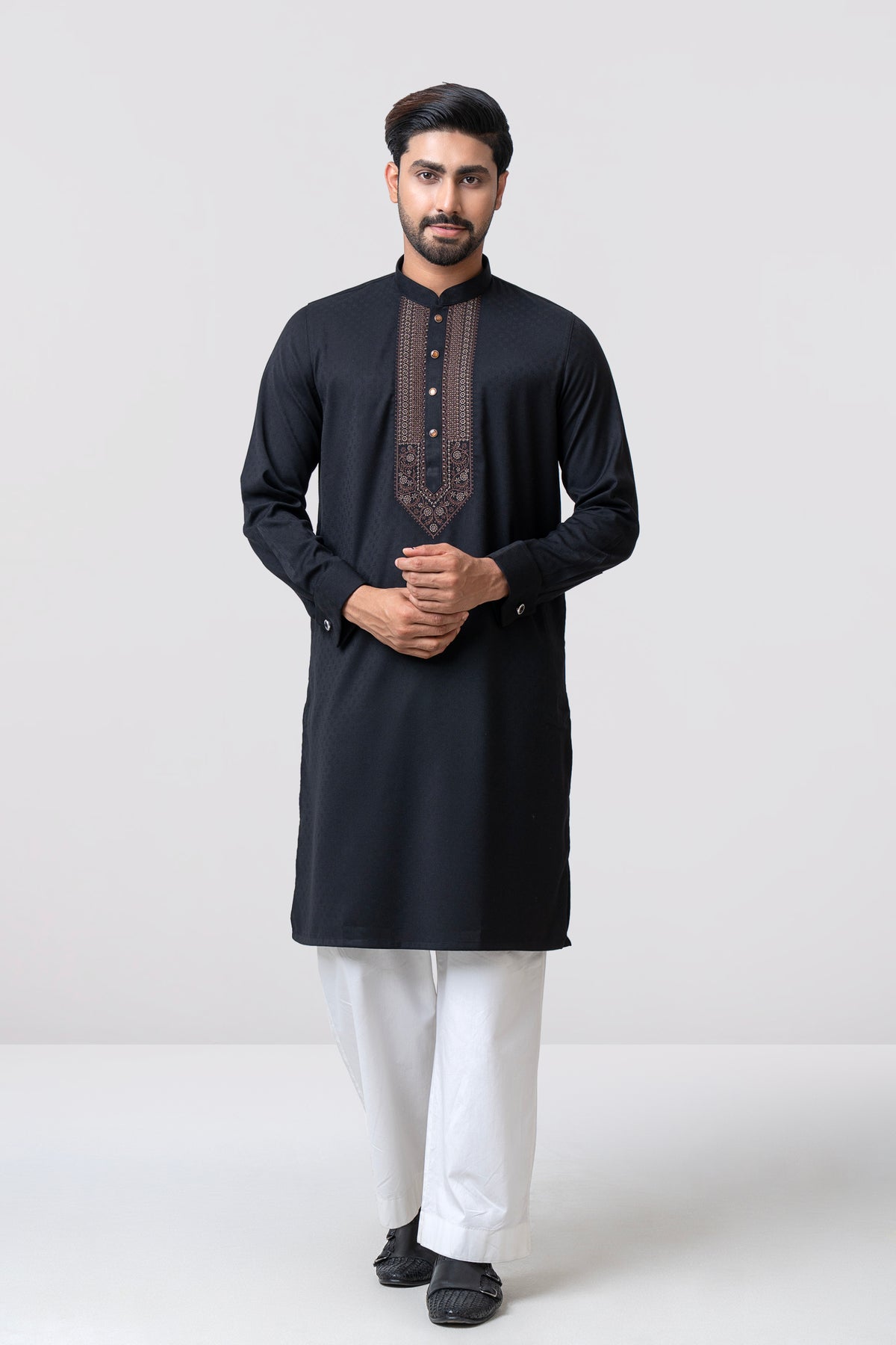 Regular Fit Embroidered Formal Panjabi