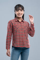 Junior Girls' Casual Shirt (10-14 Years)