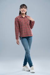 Junior Girls' Casual Shirt (10-14 Years)