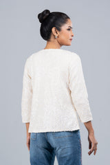 Sequin Jacket with Tassel Detailing - Bling