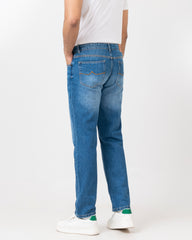 Straight Fit Blue Jeans