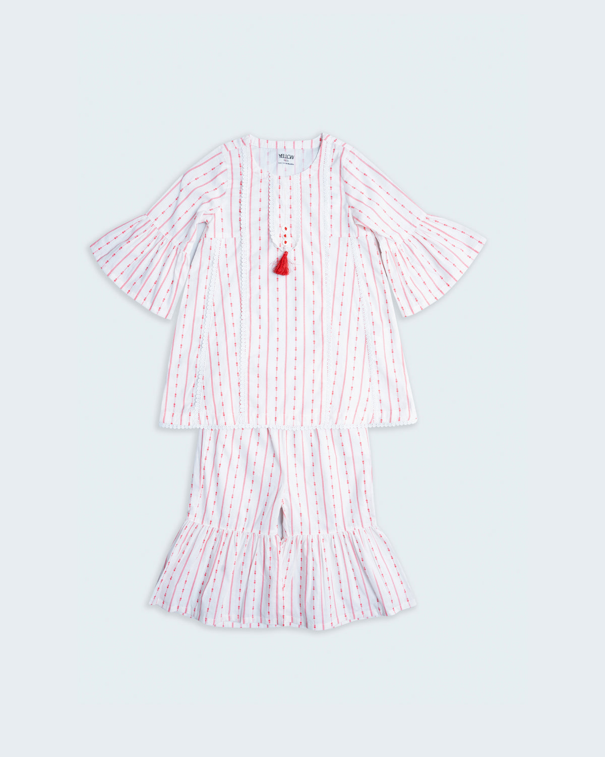 Newborn Girls' Ethnic Set (3-6 Months)
