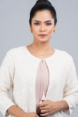 Sequin Jacket with Tassel Detailing - Bling
