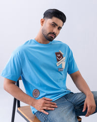 Oversized Fit Patch Work T-Shirt