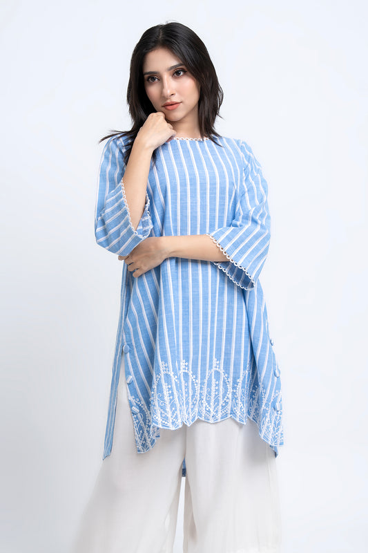 Smart Fit Striped Ethnic Kurti